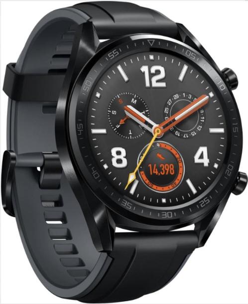 Huawei Watch GT-2 Smartwatch met oplader, Bijoux, Sacs & Beauté, Montres connectées, Comme neuf, Noir, Distance, Bandage calorique
