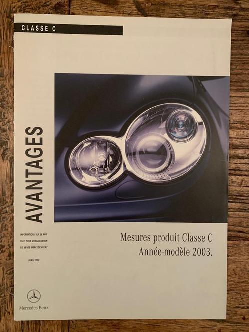 Product info brochure Mercedes-Benz C-klasse W203 S203 2002, Boeken, Auto's | Folders en Tijdschriften, Nieuw, Mercedes, Ophalen of Verzenden