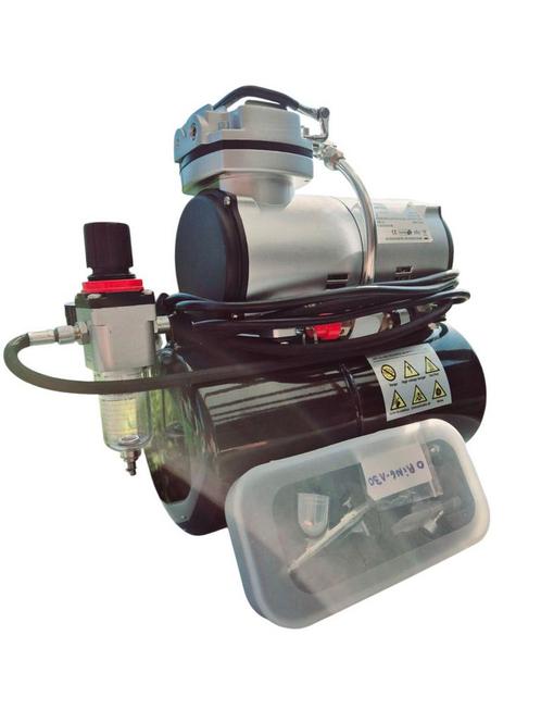 Airbrush + 3L tankcompressor, Hobby en Vrije tijd, Schilderen, Zo goed als nieuw, Ophalen