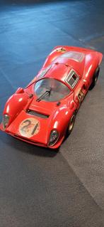 Ferrari 330 p4 met belettering jouef evolution., Hobby en Vrije tijd, Modelauto's | 1:18, Ophalen