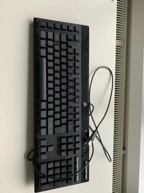 Corsair K55 RGB Pro gaming toetsenbord, Computers en Software, Toetsenborden, Zo goed als nieuw, Azerty, Gaming toetsenbord, Ophalen