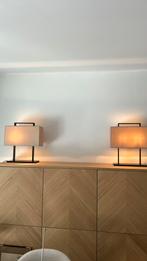 Paire de lampadaires, Huis en Inrichting, Lampen | Vloerlampen, Ophalen, Zo goed als nieuw, Metaal, Minder dan 100 cm