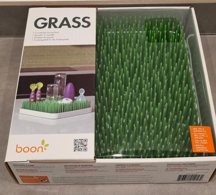 Égouttoir à vaisselle Boon Grass (vous recevez la fleur grat, Enfants & Bébés, Aliments pour bébé & Accessoires, Enlèvement ou Envoi