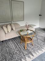 Rotan salontafel, Huis en Inrichting, Ophalen, 50 tot 75 cm, Rond, 50 tot 100 cm