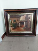 Schilderij W.Hoesen, Enlèvement