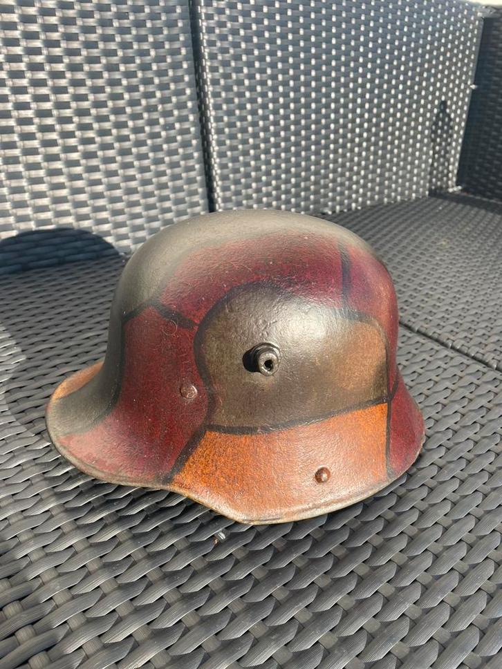 Duitse helm ET 64 WO1 1914-18  mod 16, Verzamelen, Militaria | Algemeen, Ophalen of Verzenden