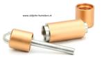 SKN33 ADORINI SIGARENBOOR DUBBEL MES SOLINGEN STAAL KOPER, Verzenden, Nieuw, Tabaksdoos of Verpakking