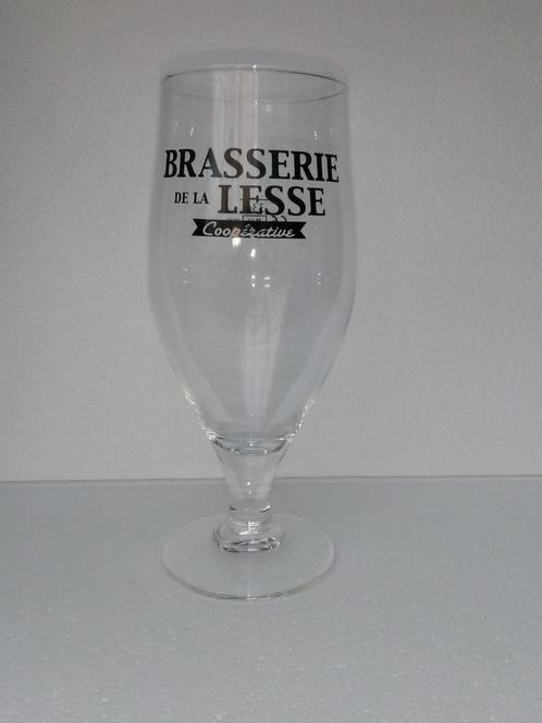 Glas op voet BRASSERIE DE LA LESSE COOPERATIVE in 5580 Épra, Verzamelen, Biermerken, Nieuw, Glas of Glazen, Overige merken, Ophalen of Verzenden