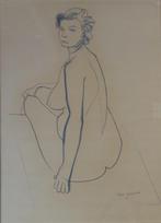 MAURICE VAN SAENE / RUGGELINGS NAAKT / ORIGINEEL / 103x77cm, Ophalen