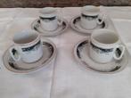 4 petites tasses de café et 4 soucoupes, Neuf, Enlèvement, Autres styles, Porcelaine