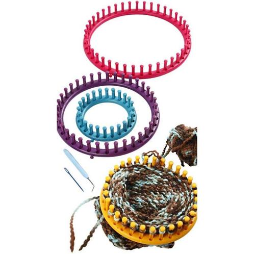 Breiring set kopen – 4 gekleurde breiringen met accessoires, Hobby en Vrije tijd, Knutselen, Nieuw, Knutselwerk, Verzenden