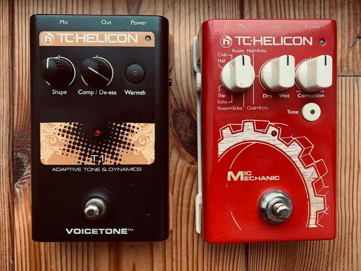TC-Helicon VoiceTone T1/Mic Mechanic, Musique & Instruments, Effets, Comme neuf, Delay ou Écho, Reverb, Autres types, Equalizer ou Égaliseur