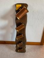 Ensemble de 5 chopes en cuivre sur archelle, Antiquités & Art, Enlèvement ou Envoi, Cuivre