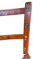 Vintage kinderstoeltje – riet & hout – beschilderd, Kinderen en Baby's, Keukies Shop, Overige typen, Ophalen of Verzenden, Info@keukiesshop.com