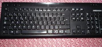 Clavier MEDION – AZERTY, Enlèvement, Azerty, Utilisé, Filaire