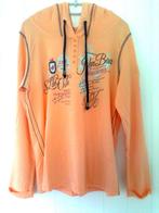 Sweatshirt à capuche orange imprimé, Verzenden, Nieuw, Oranje