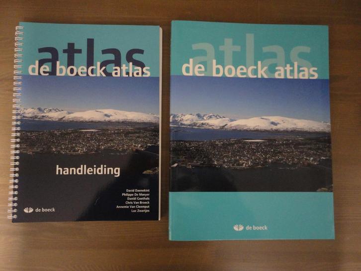 De Boeck - Atlas - Philippe De Maeyer/Jacques Merchiers, Livres, Livres scolaires, Comme neuf, Géographie, Secondaire, Enlèvement ou Envoi