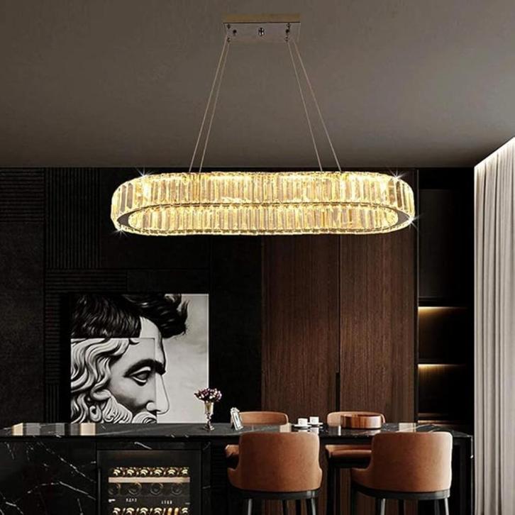 Led kristallen plafondlamp SNELLE GRATIS LEVERING, Huis en Inrichting, Lampen | Plafondlampen, Nieuw, Verzenden