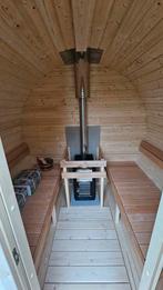 Sauna Barrel 2M Gratis Levering en Plaatsing, Sport en Fitness, Ophalen of Verzenden, Nieuw