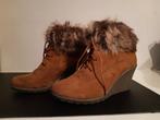 Schoenen  / Laarsjes met sleehak Maat 40, Kleding | Dames, Ophalen of Verzenden, Zo goed als nieuw, Bruin