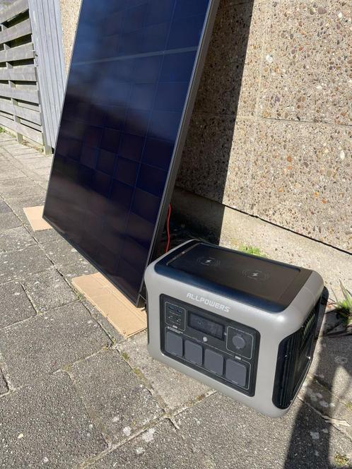 1800W Powerstation 1152Wh + 440w Zonnepaneel Thuisbatterij, Caravans en Kamperen, Caravanaccessoires, Nieuw, Ophalen
