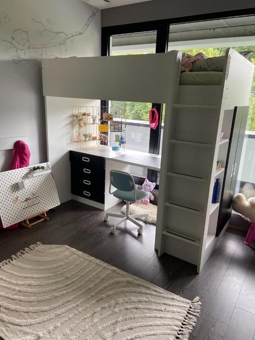 Slaapkamer kind met bureau en 3 kasten, Huis en Inrichting, Slaapkamer | Complete slaapkamers, Zo goed als nieuw, Eenpersoons