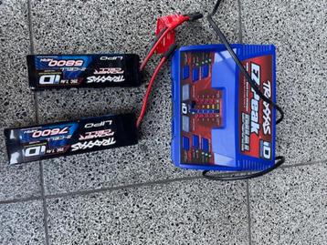 traxxas duo lader 100w met 2s lippo 2x beschikbaar voor biedingen