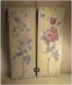 2 Mooie Artprints 'Rozen in Bloei' - 80x29, Huis en Inrichting, Ophalen of Verzenden, Zo goed als nieuw, Print