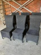 stoelen thuis of buiten gebruik, Ophalen, Zwart, Zo goed als nieuw, Vijf, Zes of meer stoelen