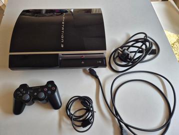 Playstation 3 Fat avec manette et câbles, Enlèvement ou Envoi, Comme neuf