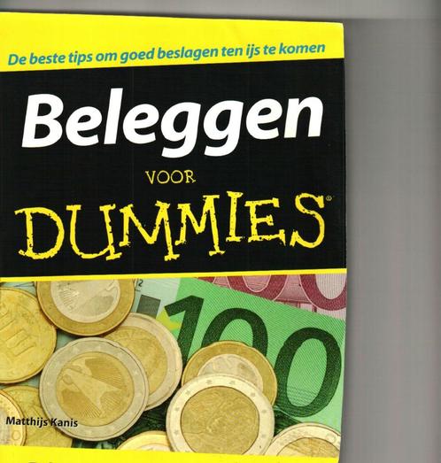 Beleggen voor dummies Mathijs Kanis  265 blz, Livres, Économie, Management & Marketing, Enlèvement ou Envoi