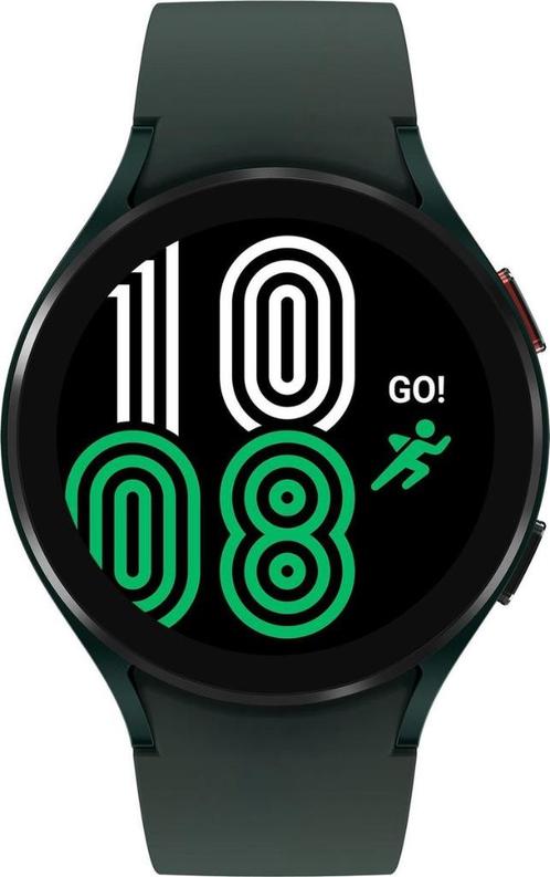 Samsung Galaxy Watch4 44mm groen, Bijoux, Sacs & Beauté, Montres connectées, Utilisé, Android, Vert, Bandage calorique, État, GPS