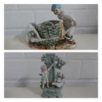 2 oude beeldjes in bisquit, Antiek en Kunst, Ophalen of Verzenden