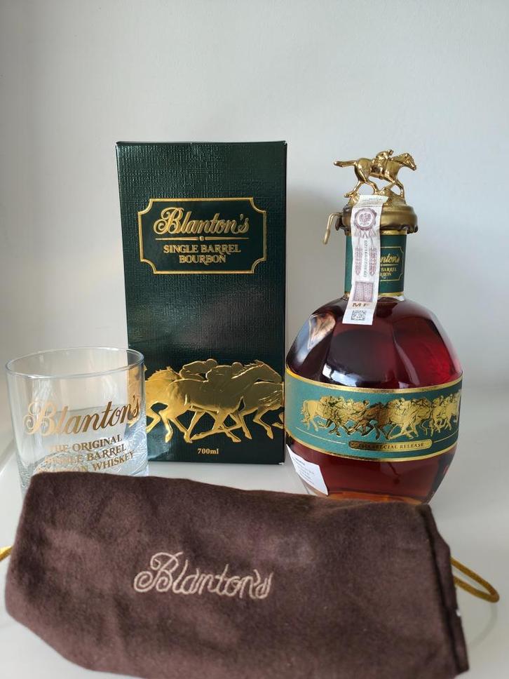 Blanton's 2020 Special Release, Rare! Barrel 371,Stopper "N", Verzamelen, Wijnen, Nieuw, Overige typen, Noord-Amerika, Vol, Ophalen of Verzenden