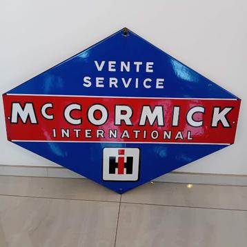 Panneau d'affichage en émail Mc CORMICK, Enlèvement ou Envoi, Comme neuf, Panneau publicitaire