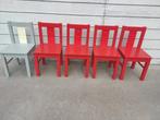 4 rode 1 wit kinderstoeltje Ikea Kritter, Ophalen, Gebruikt, Overige typen