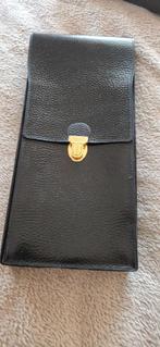 vintage reis / akten tas, Envoi, Noir, Cuir