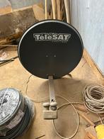 Antenne parabolique telesat complet support et cable, Ophalen, Gebruikt, (Schotel)antenne