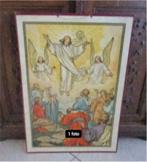 Mooie Schoolplaat - De Hemelvaart van Christus, Antiek en Kunst, Overige thema's, Ophalen of Verzenden