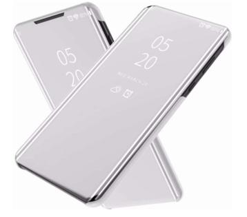 Coque Flip Huawei P40 Lite Miroir argentée NEUF beschikbaar voor biedingen