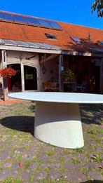 ovale tafel mortex/micro topping, Overige materialen, 100 tot 150 cm, Nieuw, Ophalen of Verzenden