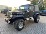 Jeep Wrangler V8 oldtimer ...uitstekende staat, Auto's, Overige merken, 4 zetels, Zwart, Zwart