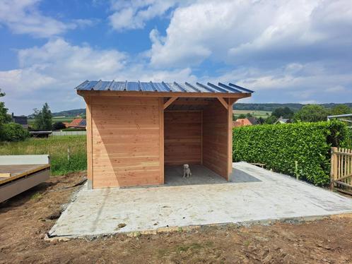 Schuilhok 3x4m met voorwand 'Op Voorraad', Dieren en Toebehoren, Stalling en Weidegang, Stalling, Weidegang, 2 of 3 paarden of pony's