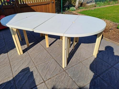 tuintafel, Tuin en Terras, Tuintafels, Gebruikt, Ovaal, Plastic, Ophalen