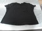Pimkie zwarte t-shirt, dames/meisjes. mt L, Gedragen, Maat 42/44 (L), Pimkie, Ophalen of Verzenden