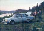Volvo Poster 240 GLT rijdend op platteland met jager reprodu, Ophalen of Verzenden, Nieuw