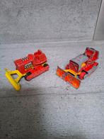 2 bulldozers matchbox 1974. K23 en K17, Ophalen, Gebruikt