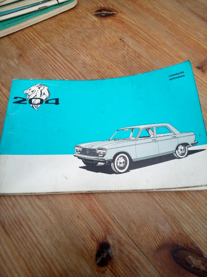 Peugeot 204, Auto diversen, Handleidingen en Instructieboekjes, Ophalen of Verzenden