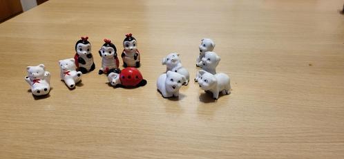 diverses petites figurines en faïence, Verzamelen, Beelden en Beeldjes, Zo goed als nieuw, Dier, Ophalen of Verzenden