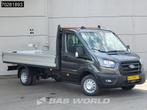 Ford Transit 170pk Open Laadbak Dubbellucht 3,5t Trekhaak Ai, Stof, Euro 6, 4 cilinders, Zwart